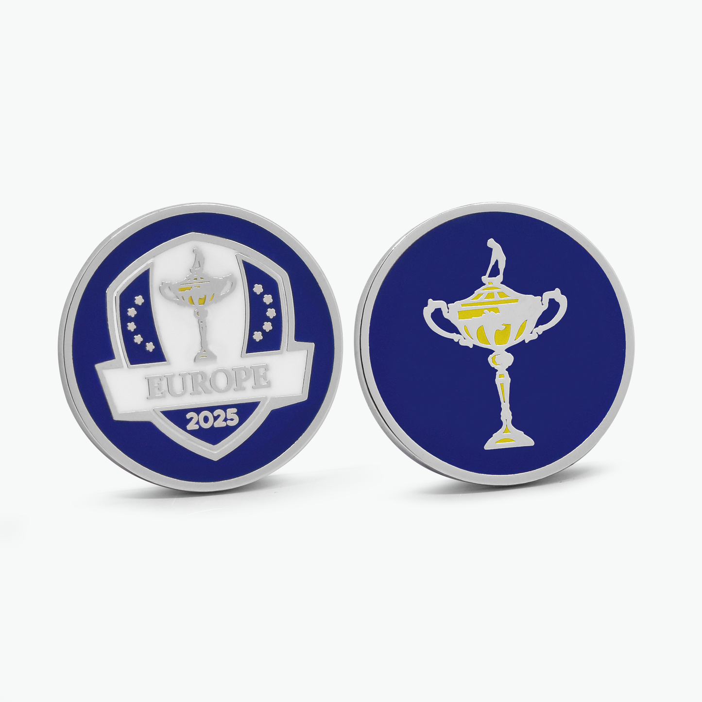 Official 2025 Ryder Cup Team Europe Duo Ball Marker