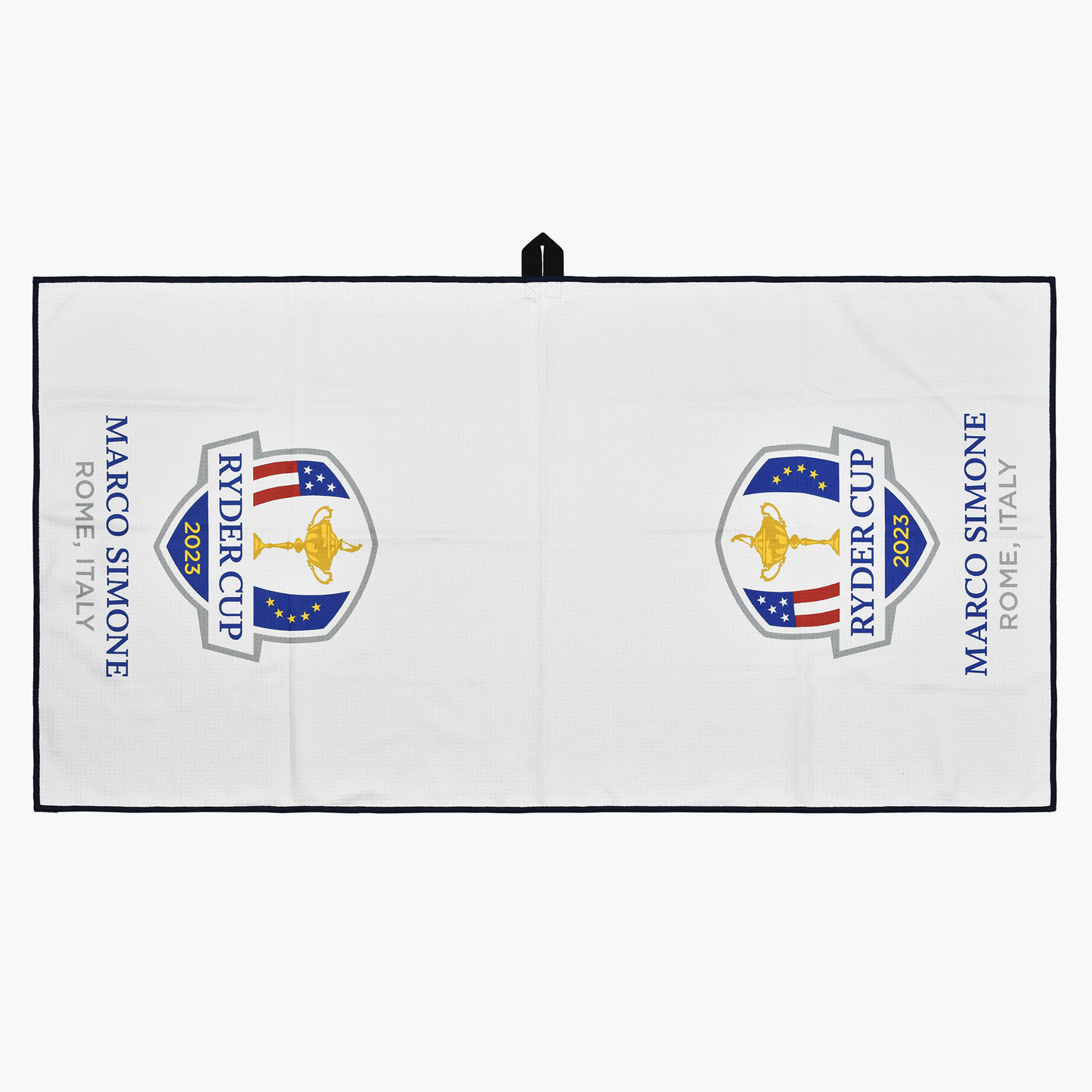 2023 RYDER CUP Aqua-Lock Caddy Towel Sublimated (White)