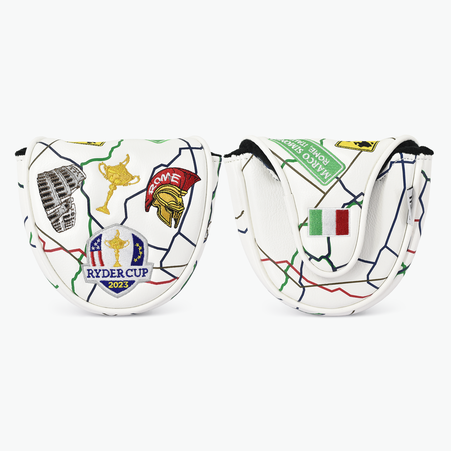 2023 RYDER CUP ORIGINALS “ALL ROADS LEAD TO ROME” MALLET PUTTER COVER