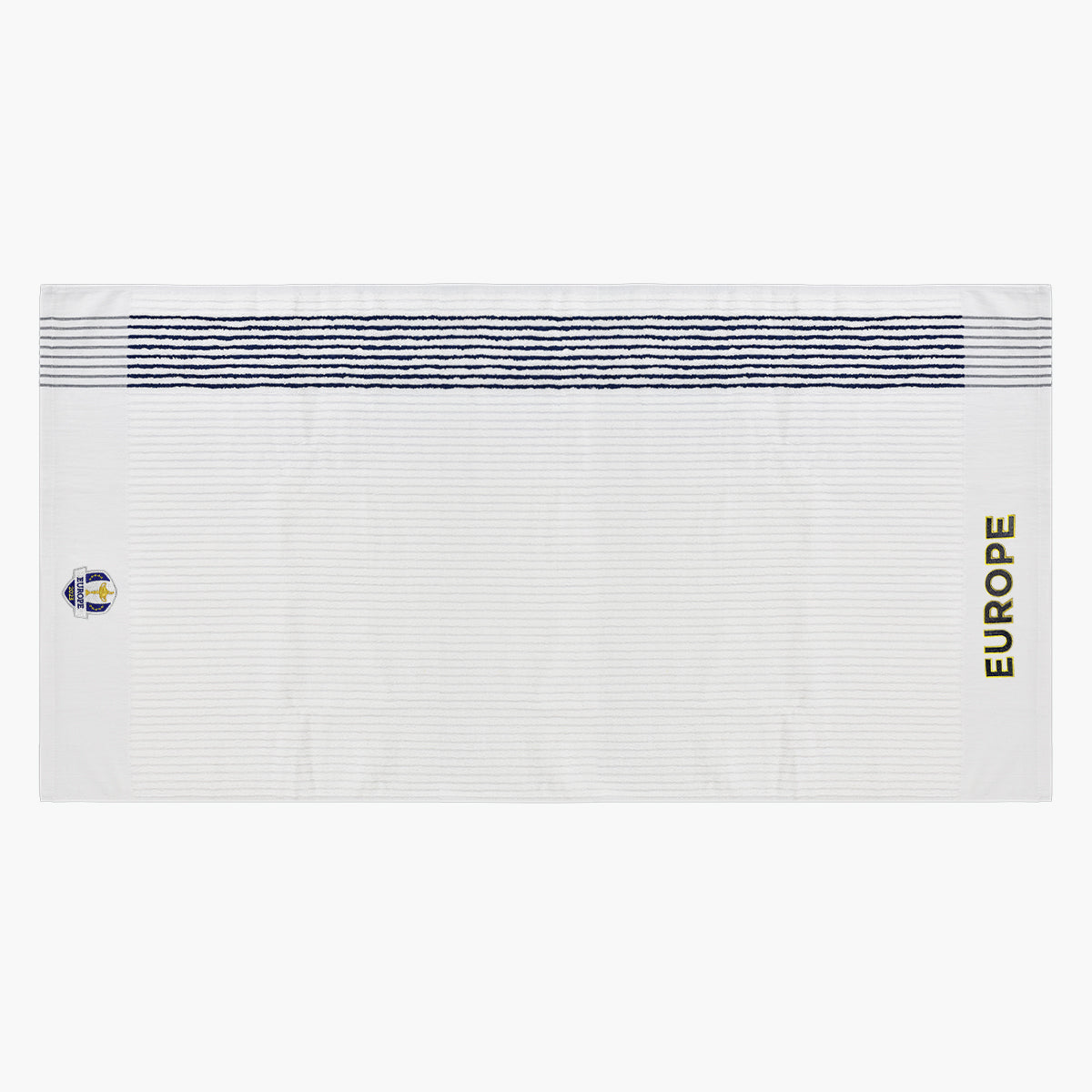2023 EUROPEAN RYDER CUP TEAM RETRO-STRIPE CADDY TOWEL (White)