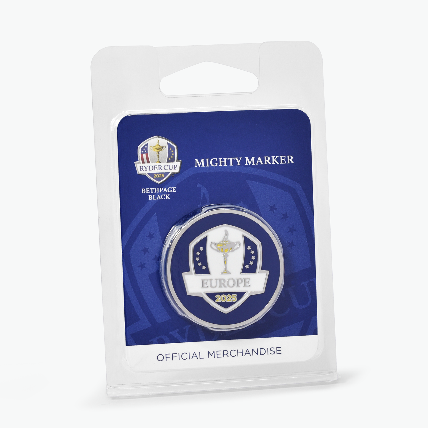 Official 2025 Ryder Cup Team Europe Mighty Ball Marker