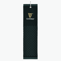 Guinness Harp Tri Fold Towel