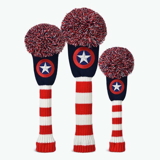 Captain USA PomPom Covers