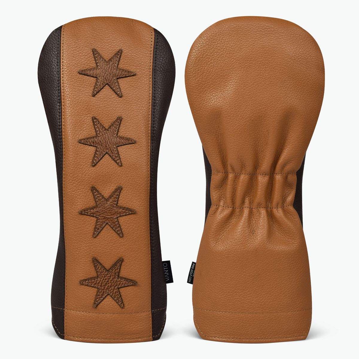 Chicago Flag Driver Cover (Tuscany Leather)