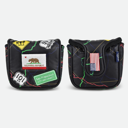 Route 66 Spider Mallet Putter Cover (Black)