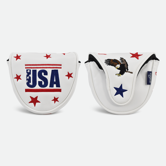 USA White Mallet Putter Cover