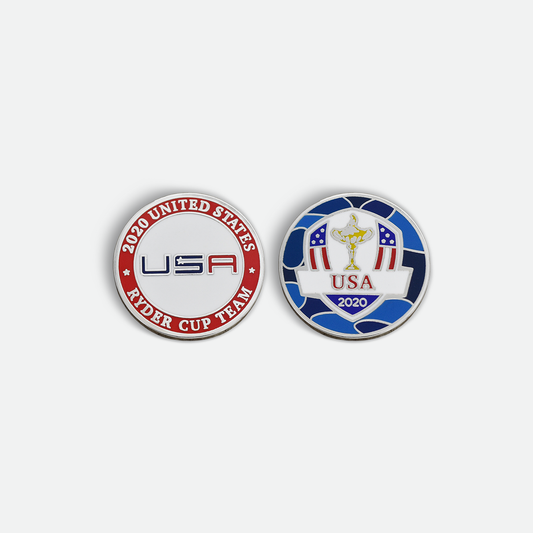 2020 U.S. Ryder Cup Team Official Hard Enamel Ball Marker