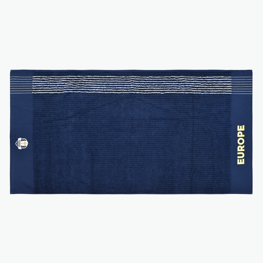 2023 EUROPEAN RYDER CUP TEAM RETRO-STRIPE CADDY TOWEL (Navy)