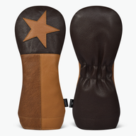 Texas Flag Driver Cover (Tuscany Leather)