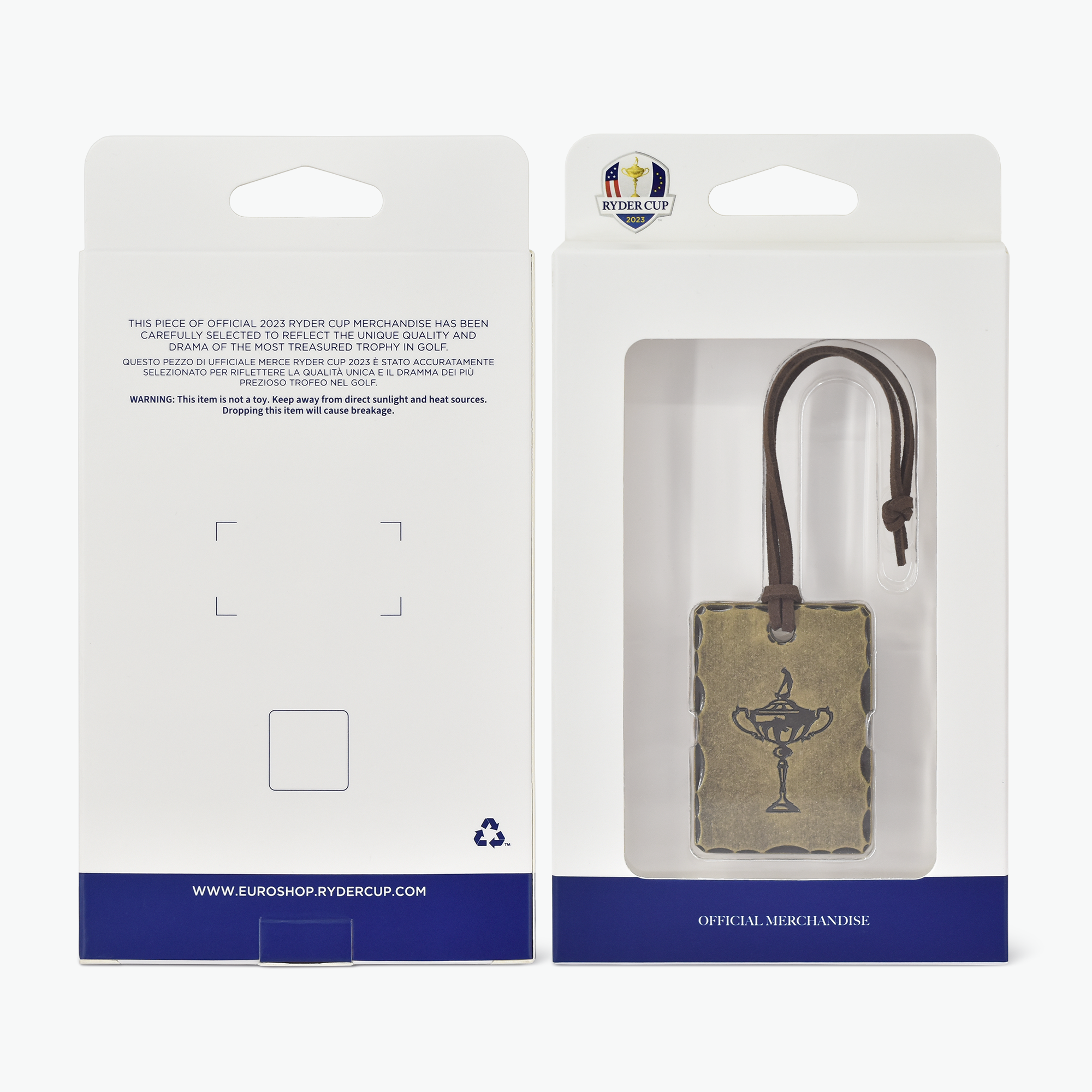 Ryder Cup Chiselled Bag Tag