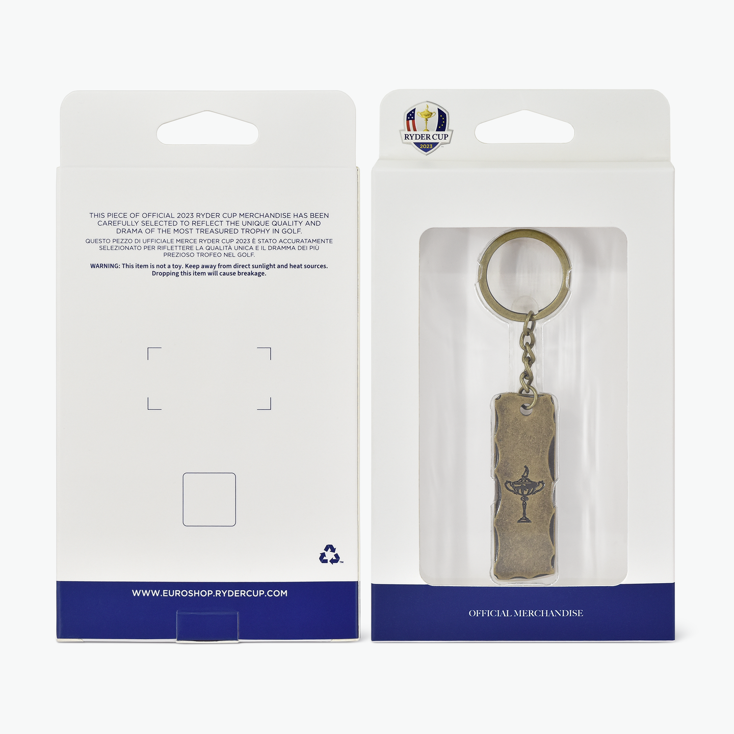 Ryder Cup Chiselled Key Ring