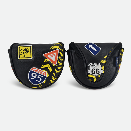 Golf Cart Crossing Mallet Putter Cover