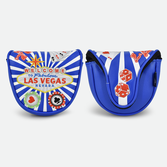 Las Vegas Mallet Putter Cover (Blue)