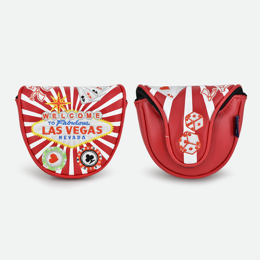Las Vegas Mallet Putter Cover (Red)